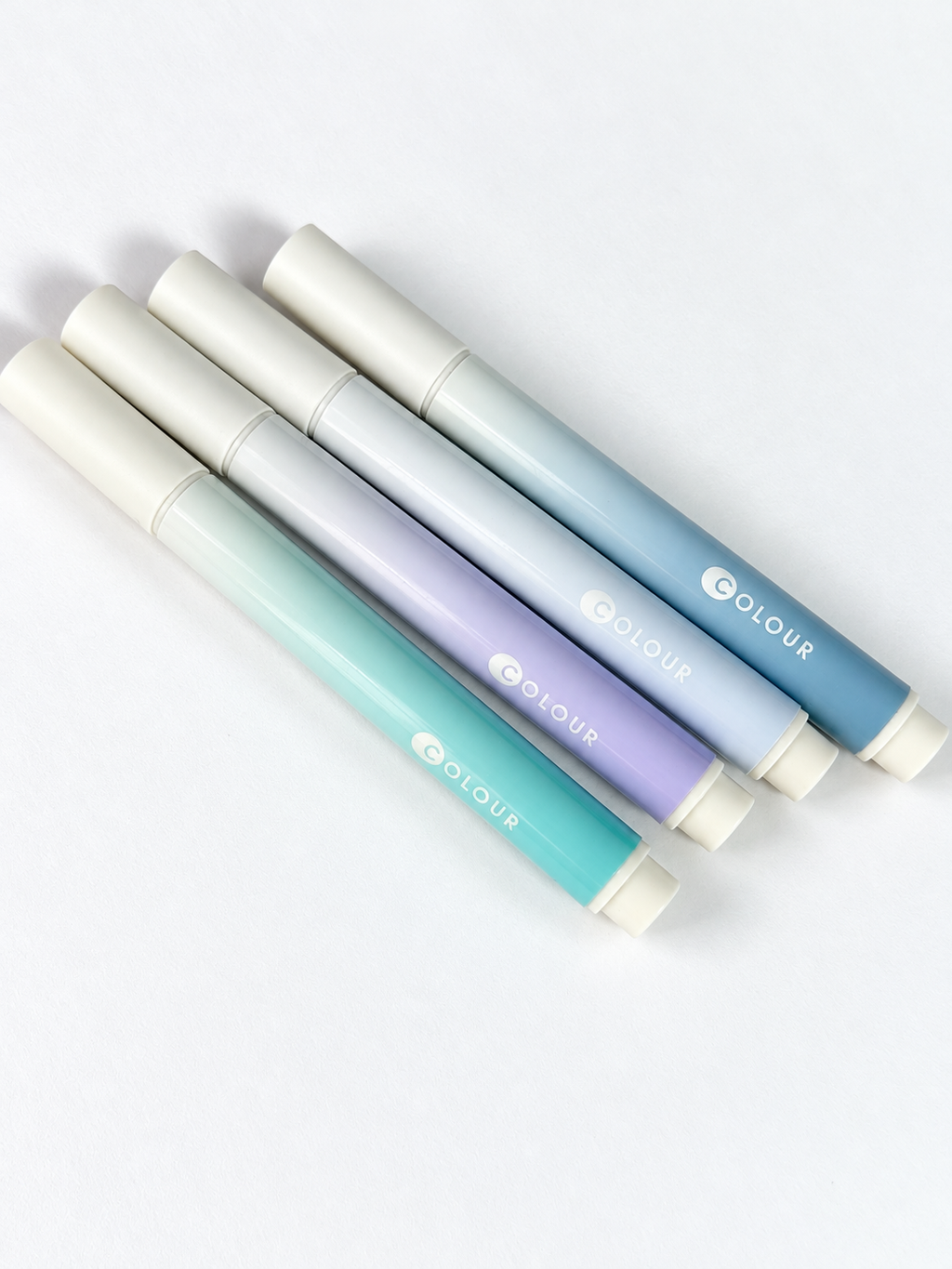 Gradient Pastel Highlighters – Purple Collection | Set of 4