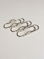 📎 Silver Pen Holder Paper Clips