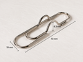 📎 Silver Pen Holder Paper Clips