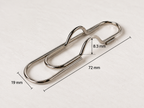 📎 Silver Pen Holder Paper Clips