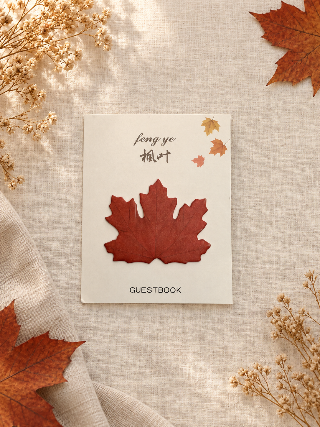 🍁Autumn Maple Leaf Message Cards
