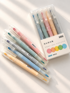 Double-Ended Highlighter Set - 5pieces