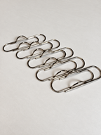 📎 Silver Pen Holder Paper Clips