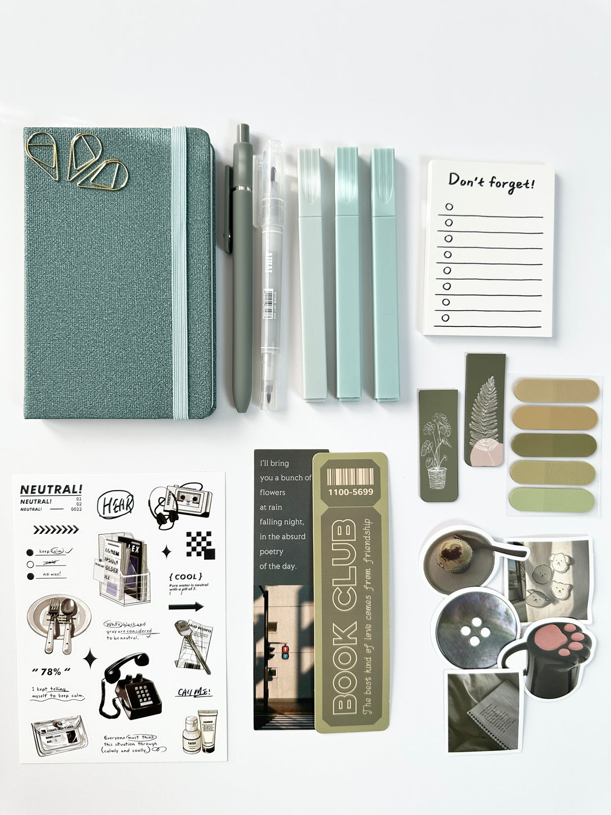 Focus – Aesthetic Stationery Gift Study Set 
🔖
