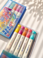 🌈 Rainbow Dual-Tip Markers – 5-Piece Set