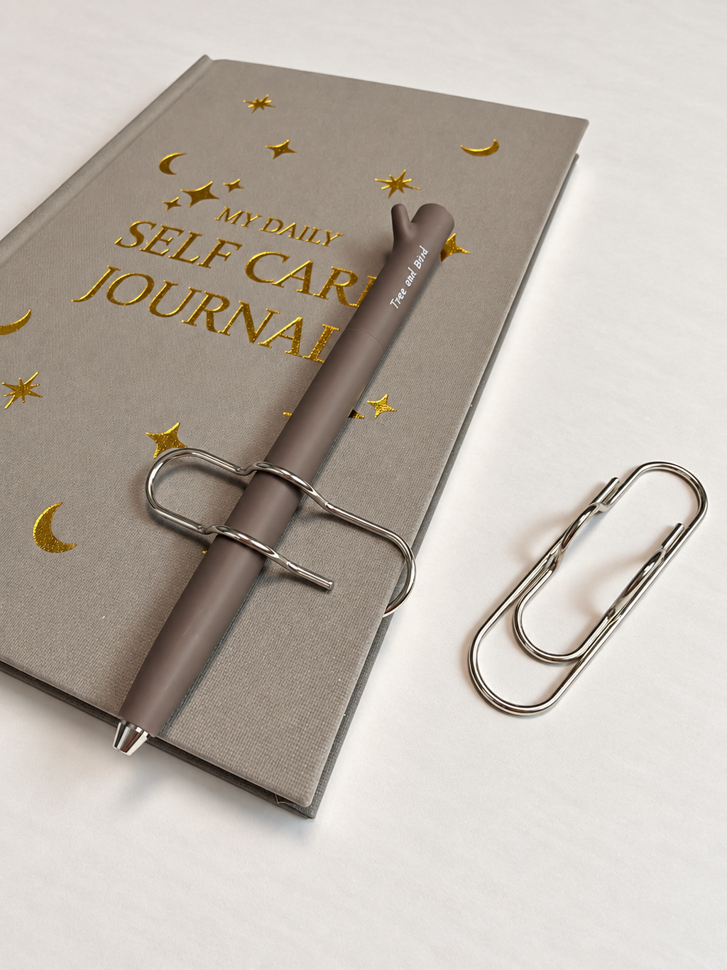 📎 Silver Pen Holder Paper Clips