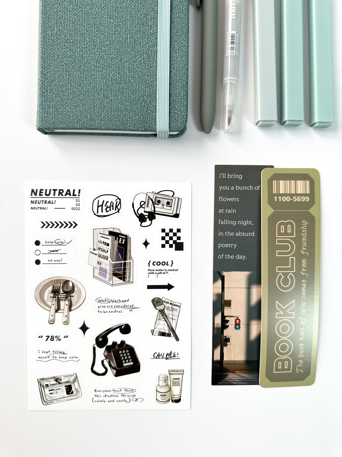 Focus – Aesthetic Stationery Gift Study Set 
🔖