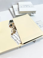 Minimalist White A6 Lined Notebook – 160 Pages