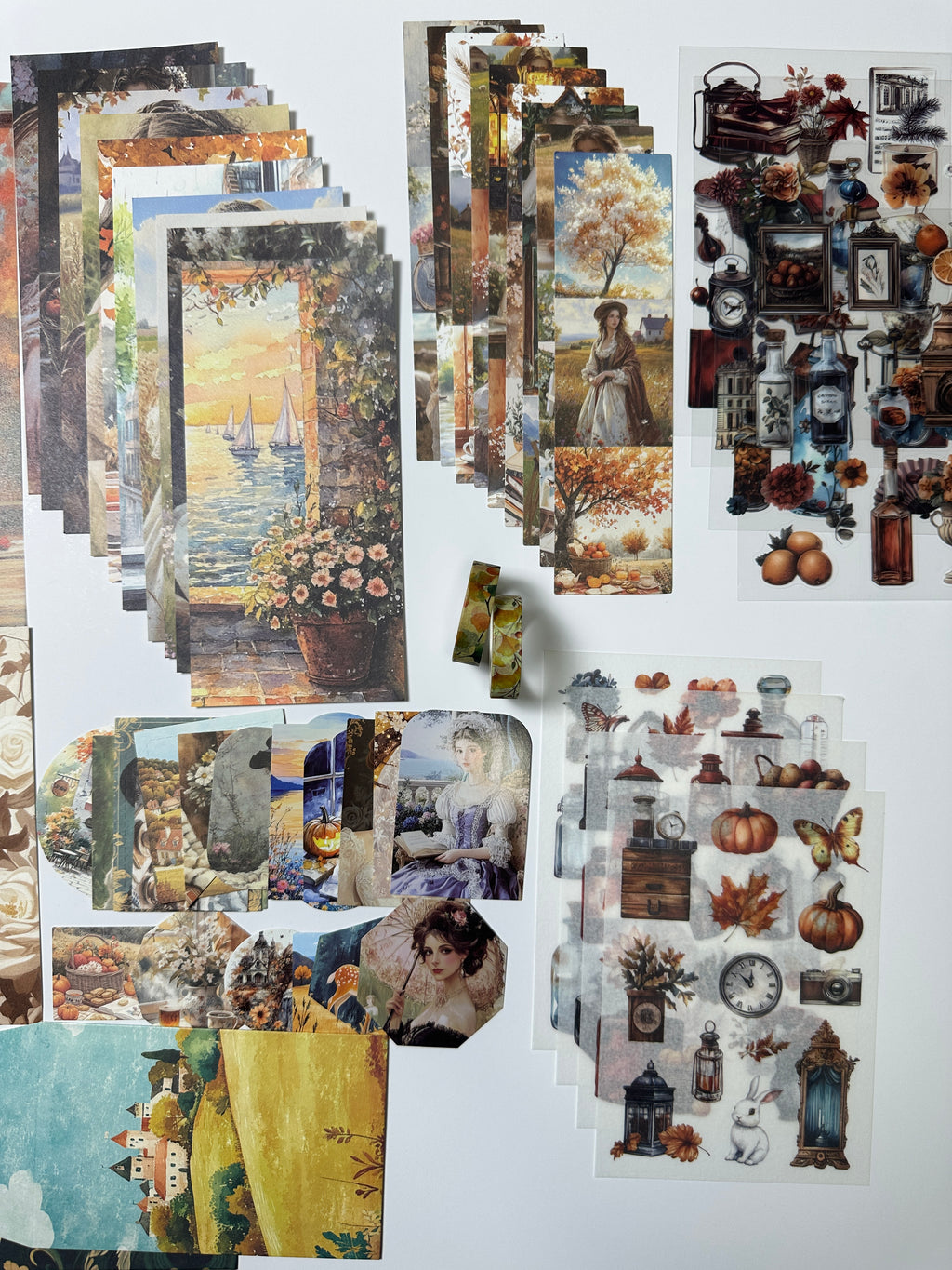 Cozy Autumn Journaling Gift Set (124pcs)