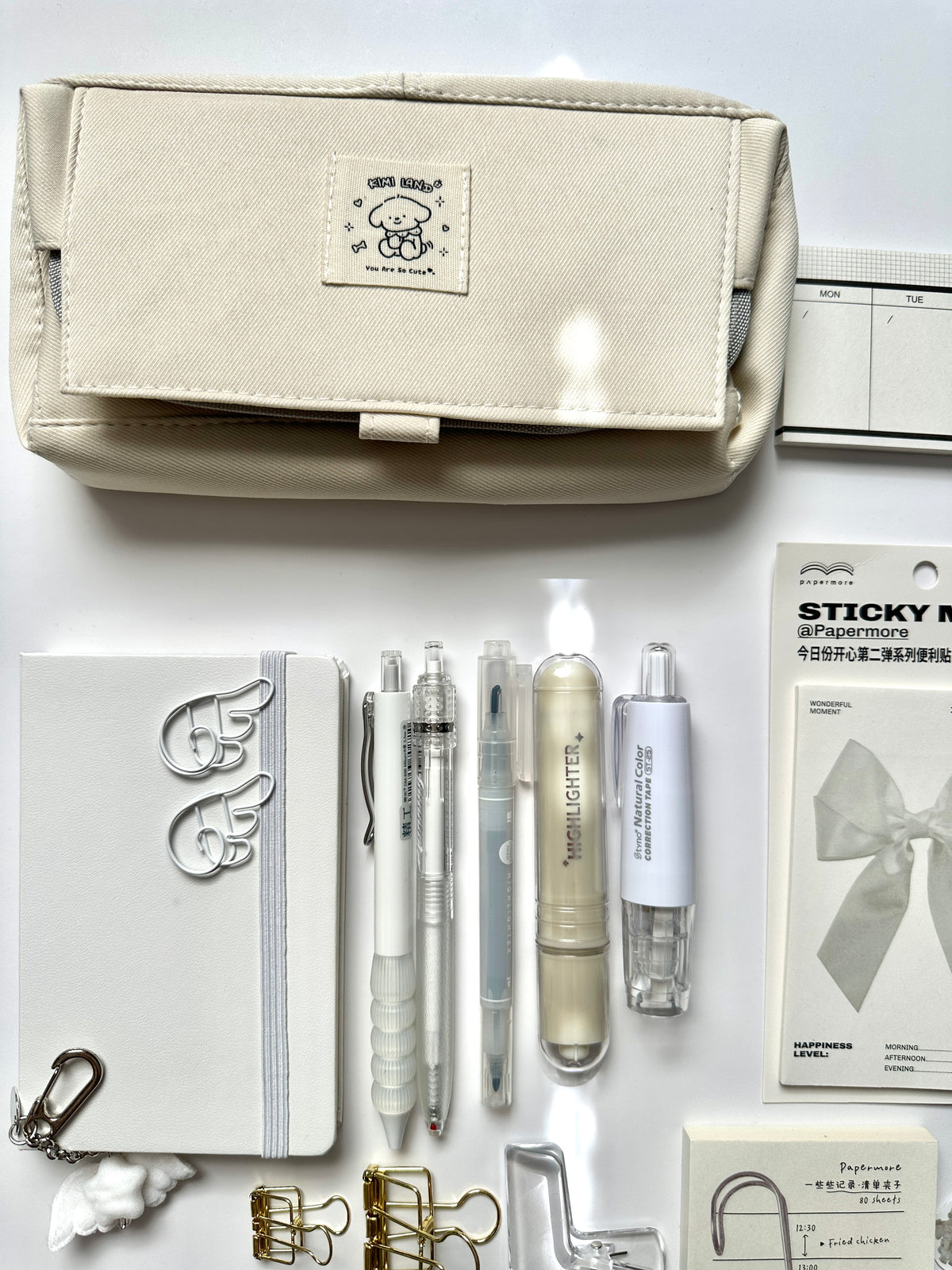 Minimal Moments - Curated Stationery Bundle 🤍