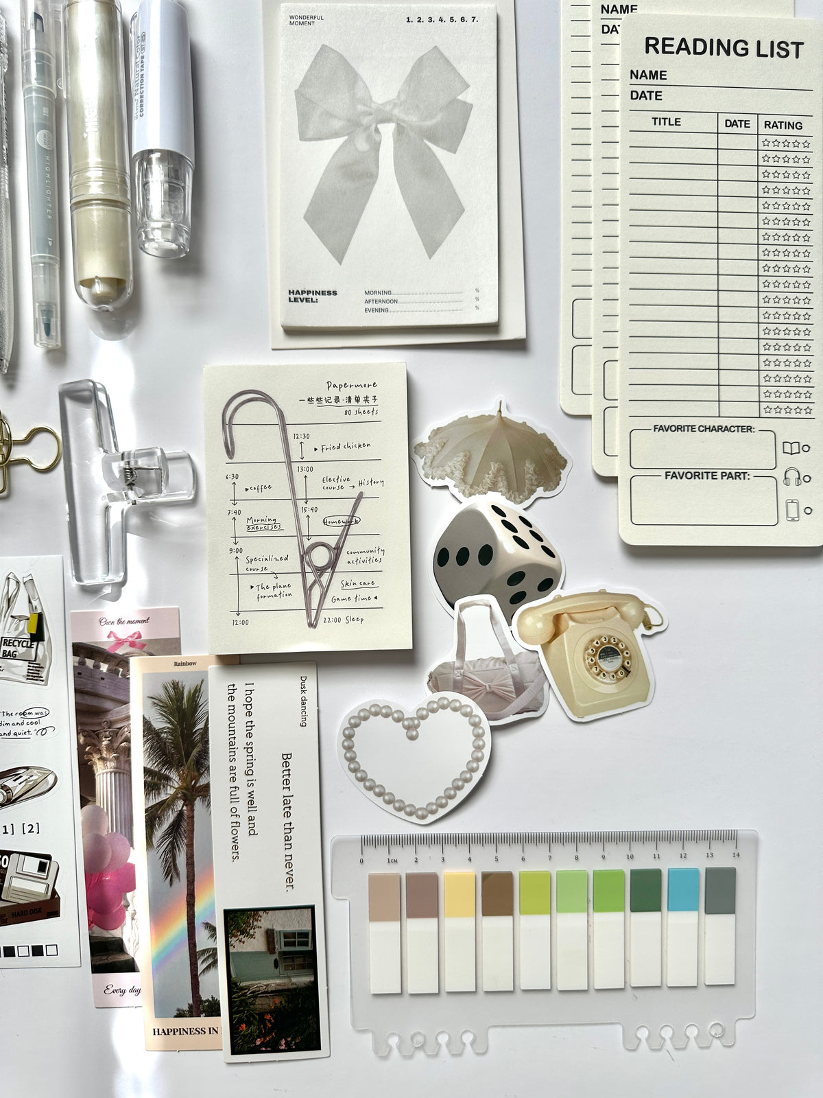 Minimal Moments - Curated Stationery Bundle 🤍